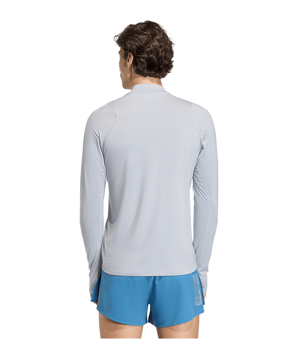 adidas Adizero Ekiden Running Longsleeve T-shirt Argento - argento