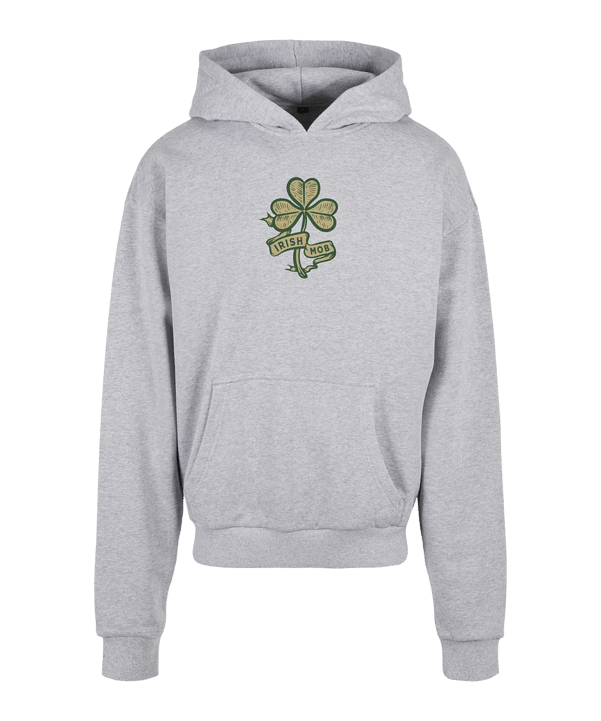 Mister Tee Old Irish Mob Oversized Hoody Grau - grau