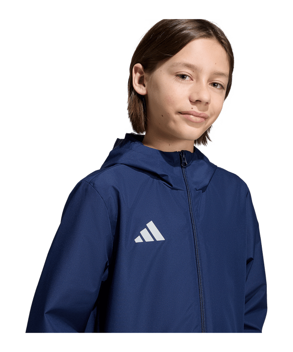 adidas Entrada 26 Jacke Kids Blau - blau