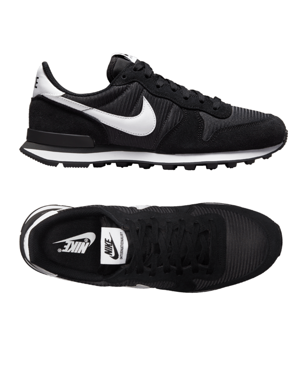 Nike Internationalist Damen Schwarz Weiss F001 - schwarz