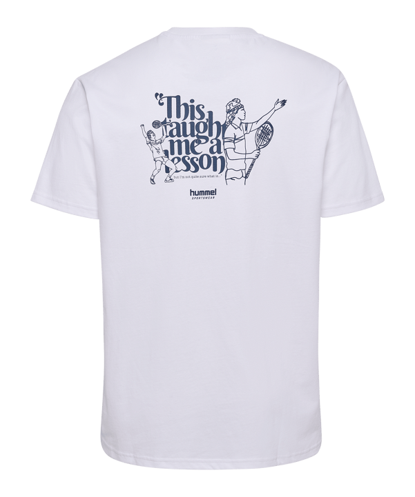 hummel Loose Lesson T-Shirt Weiss F9001 - weiss