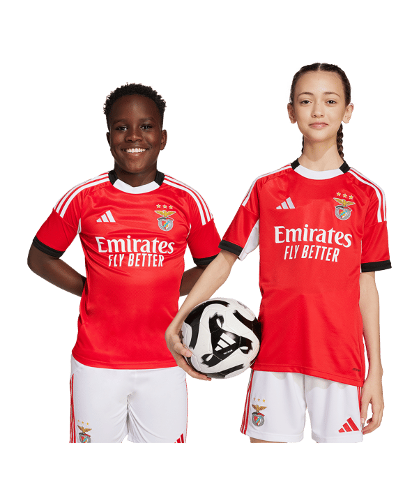 adidas Benfica Lissabon Trikot Home 2025/2026 Kids Rot - rot