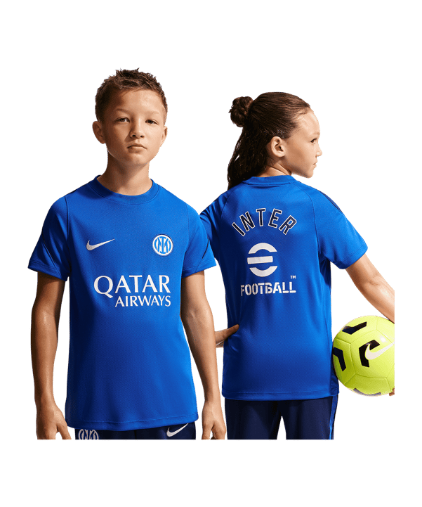 Nike Inter Mailand Trainingsshirt Kids Blau F439