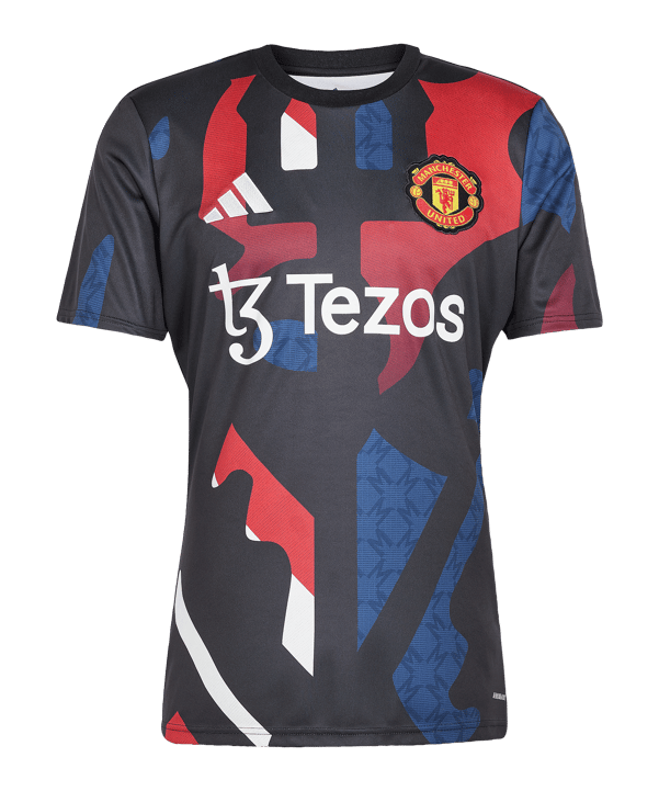 adidas Manchester United Prematch Shirt 2024/2025 Schwarz - schwarz