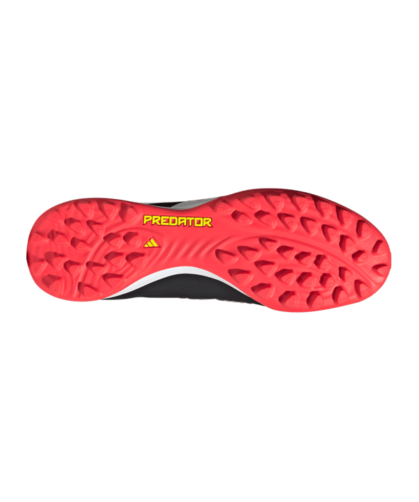 adidas Predator Elite TF Solar Energy Schwarz Weiss Rot - schwarz