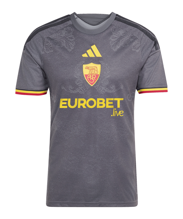 adidas AS Rom Trikot 3rd 2026/2027 Grau