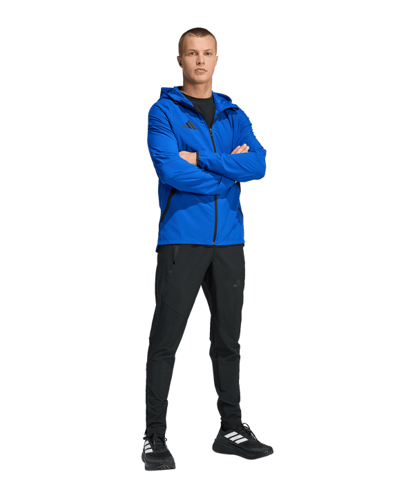 adidas Tiro Travel Windjacke Blau - blau