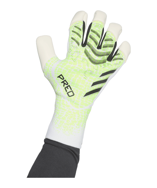 adidas Predator Pro Hybrid Torwarthandschuhe Radiant Blaze Grün