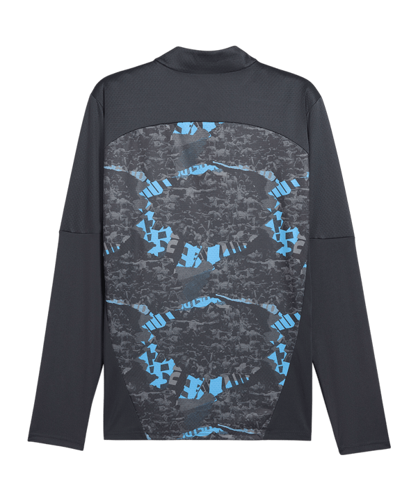 PUMA Manchester City Prematch 1/4 Zip Sweatshirt 2024/2025 Grau F74 - grau