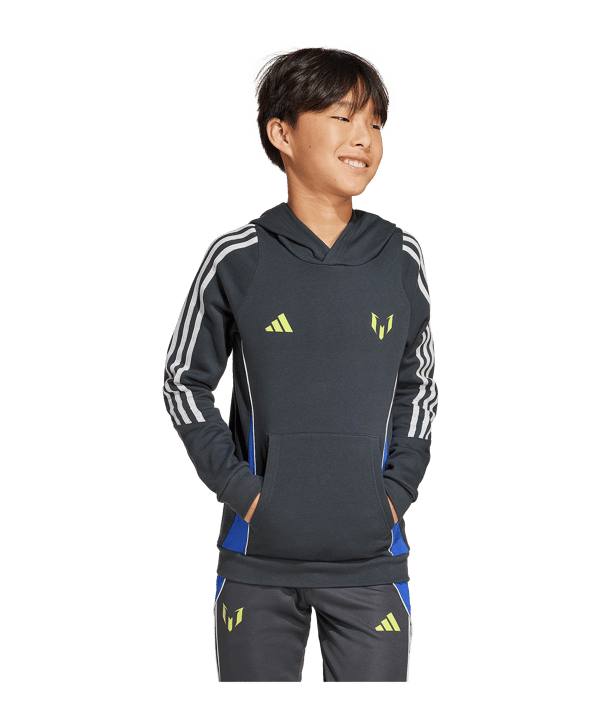adidas Messi Hoody Kids Grau - grau