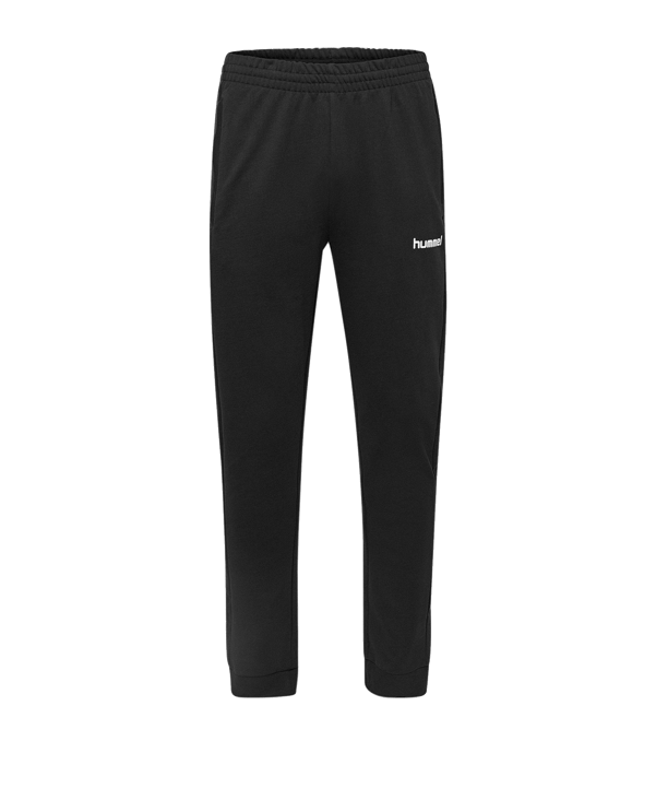 Hummel Cotton Pant Jogginghose Schwarz F2001 - schwarz