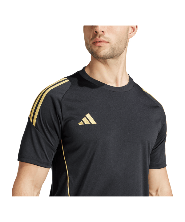 adidas Tiro 24 Trikot Schwarz Gold - schwarz