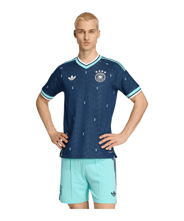 adidas DFB Deutschland Authentic Trikot Away WM 2026 Blau - blau