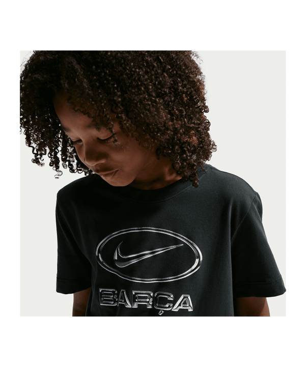 Nike FC Barcelone Swoosh T-Shirt Enfants Noir C010 - noir
