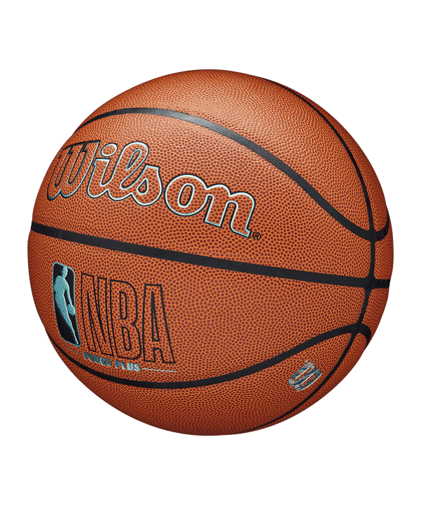 Wilson NBA Forge Plus Eco Basketball Indoorball Grau - braun