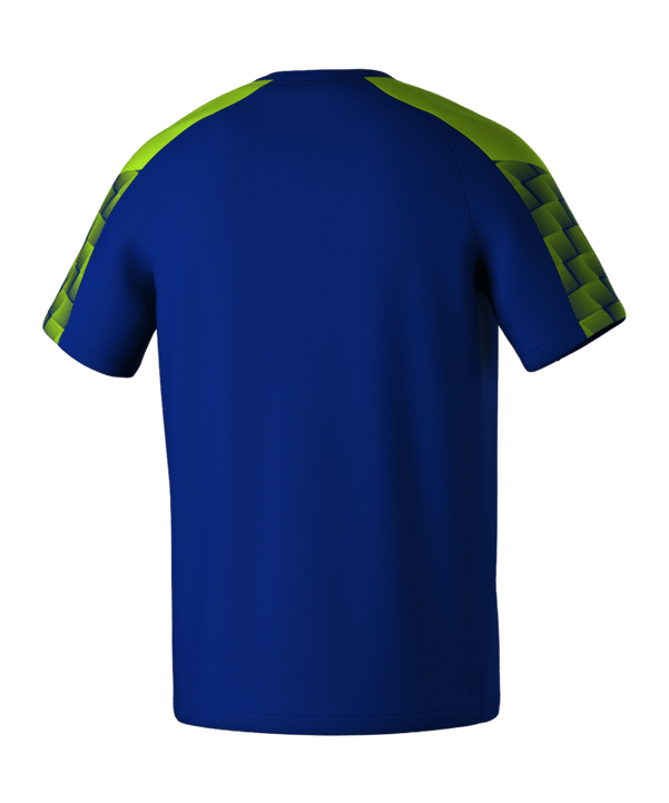 Erima Evo Star T-Shirt Blau Gelb - blau