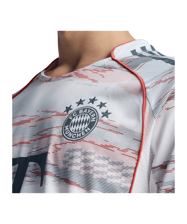 adidas FC Bayern München Authentic Trikot Away 2025/2026 Weiß - weiss