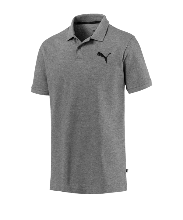 PUMA Essential Poloshirt Grau F23 - grau