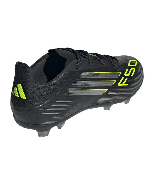 adidas F50 Elite FG Electric Stealth Kids Schwarz - schwarz