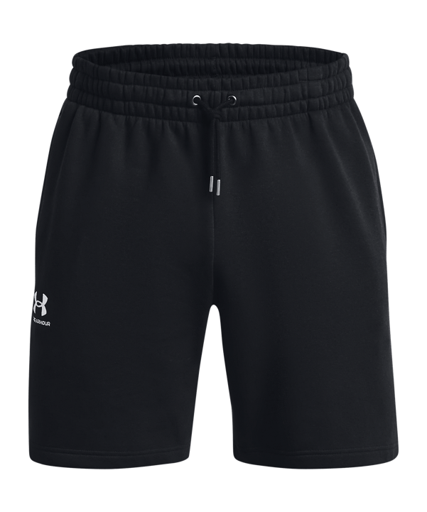 Under Armour Essential Fleece Short Schwarz F001 - schwarz