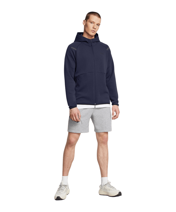 Under Armour Unstoppable Fleece Kapuzenjacke Blau F410 - blau