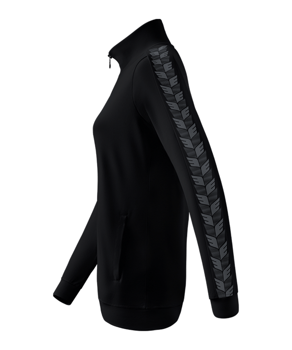 Erima Essential Team Tracktop Jacke Damen Schwarz - schwarz