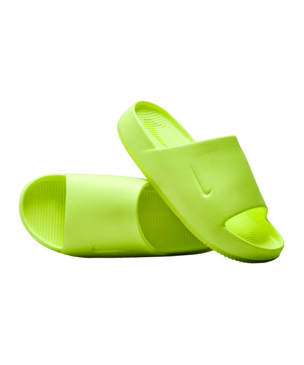 Nike Calm Slide Badelatsche Gelb F700 - grau