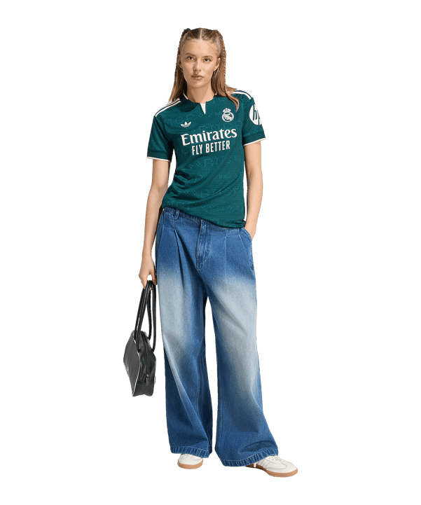 adidas Real Madrid Maglietta Away 2026/2027 Donna Verde - verde