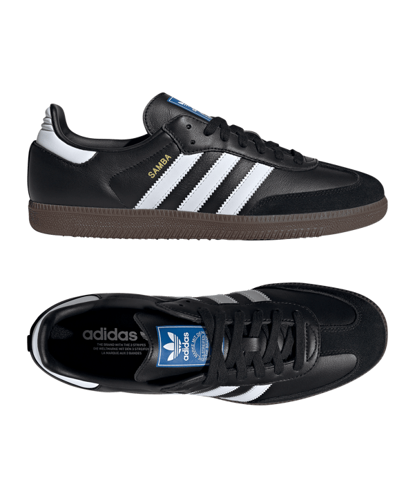 adidas Originals Samba OG Schwarz - schwarz