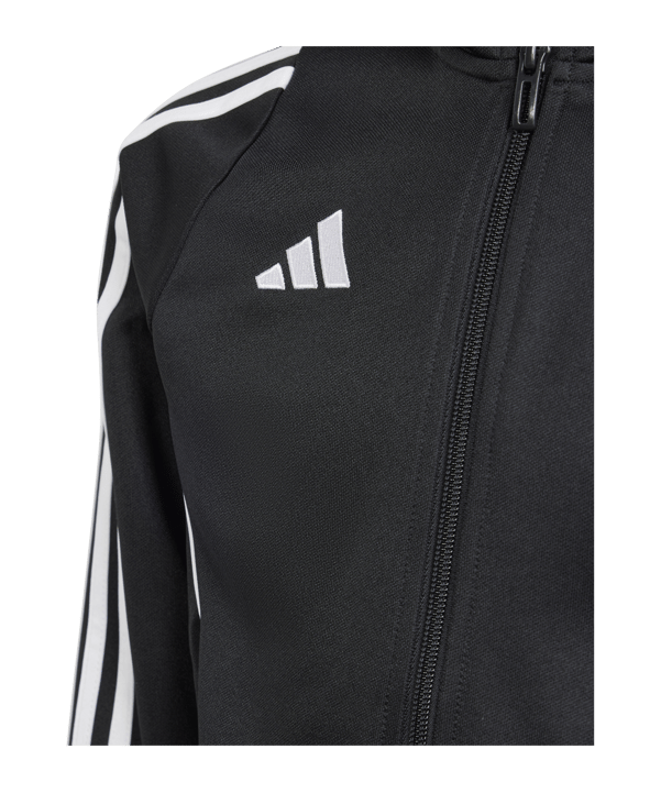 adidas Tiro 24 Trainingsjacke Kids Schwarz Weiss - schwarz