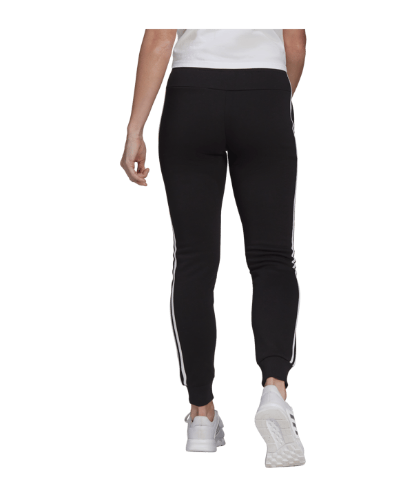 adidas Essentials Fleece Jogginghose Damen Schwarz - schwarz