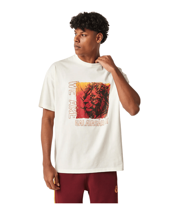 Galatasaray Istanbul T-Shirt Gelb - weiss