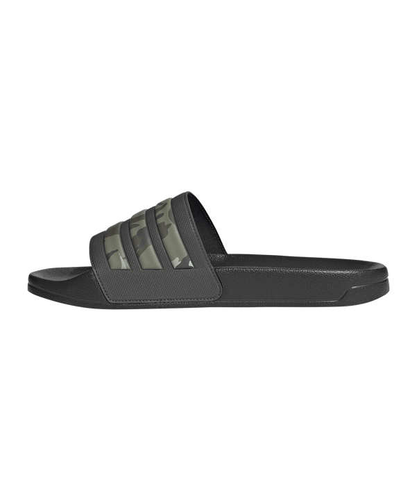 adidas Adilette Shower Badelatsche Grün Grau - gruen