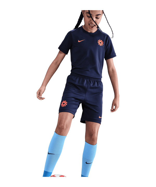 Nike Erling Haaland Academy Shorts Kids Blau F498 - blau