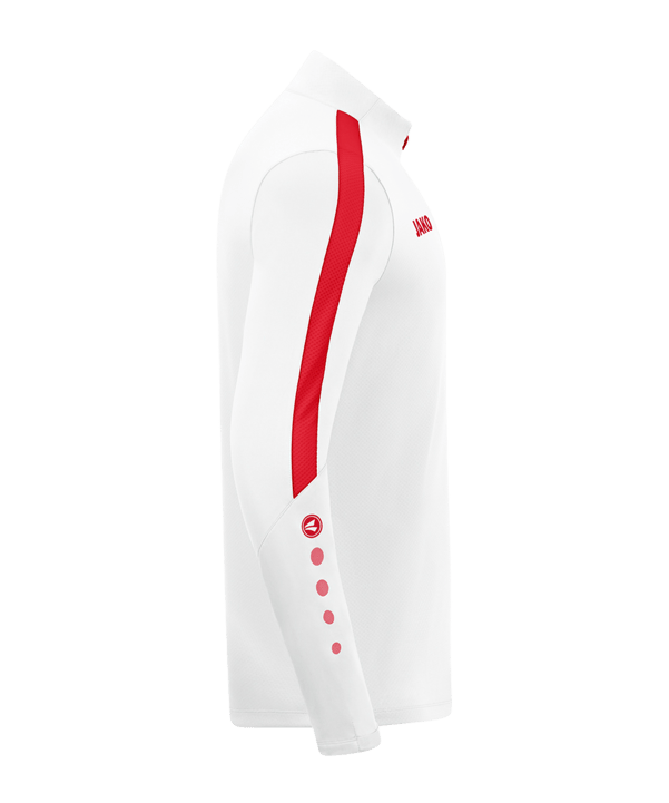 JAKO Power Sweatshirt Kids Weiss Rot F004 - weiss
