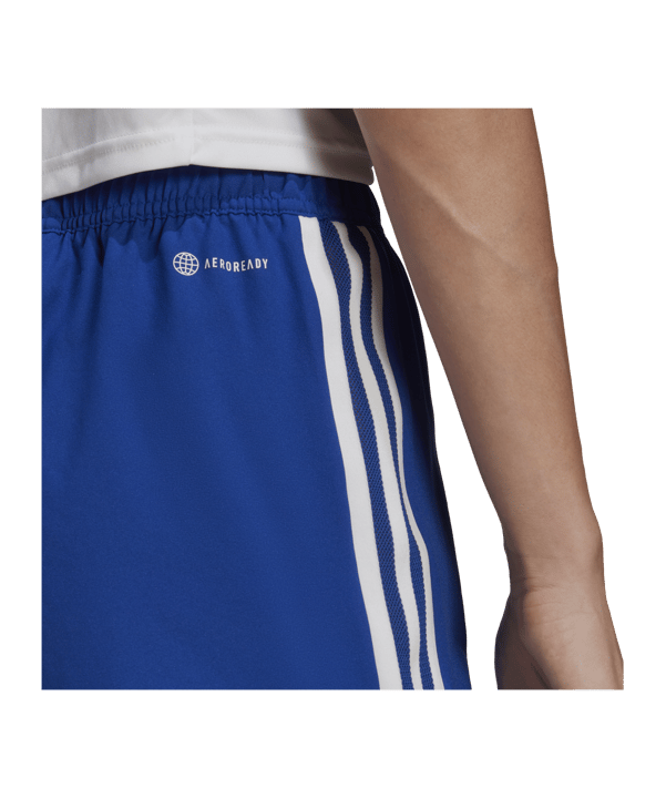 adidas Condivo 22 MD Short Damen Blau Weiss - blau