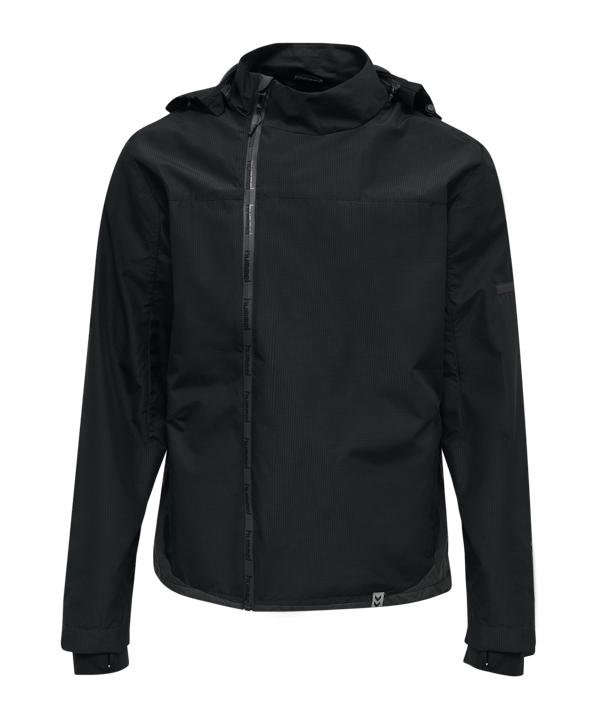 Hummel hmlNORTH Shell Jacke Schwarz Grau F1006 - schwarz