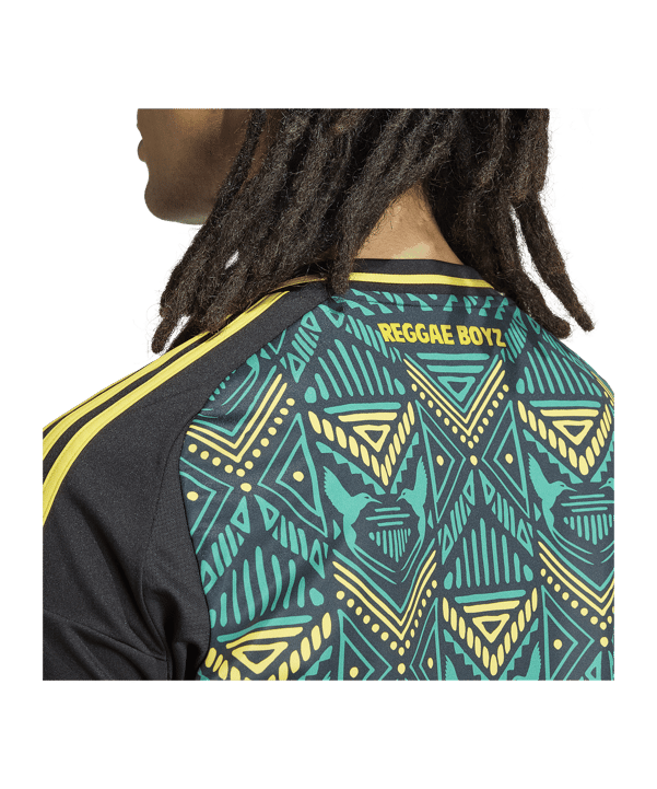 adidas Jamaica Trikot Away 2024 Schwarz - schwarz