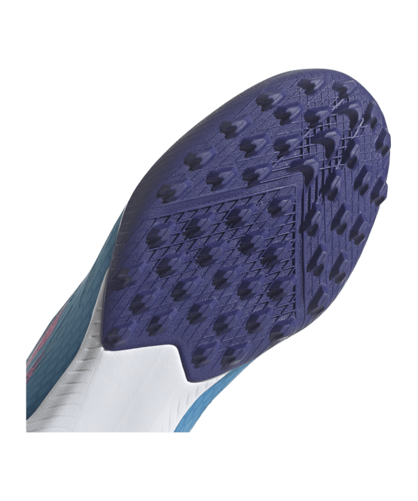 adidas X SPEEDFLOW.3 TF Sapphire Edge Blau Pink Weiss - blau
