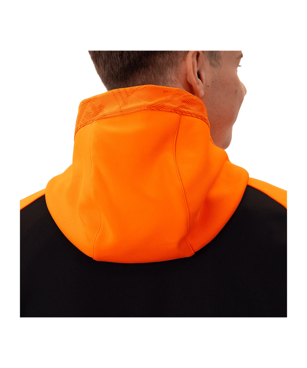 JAKO Icon Kapuzenjacke Schwarz Orange F807 - schwarz