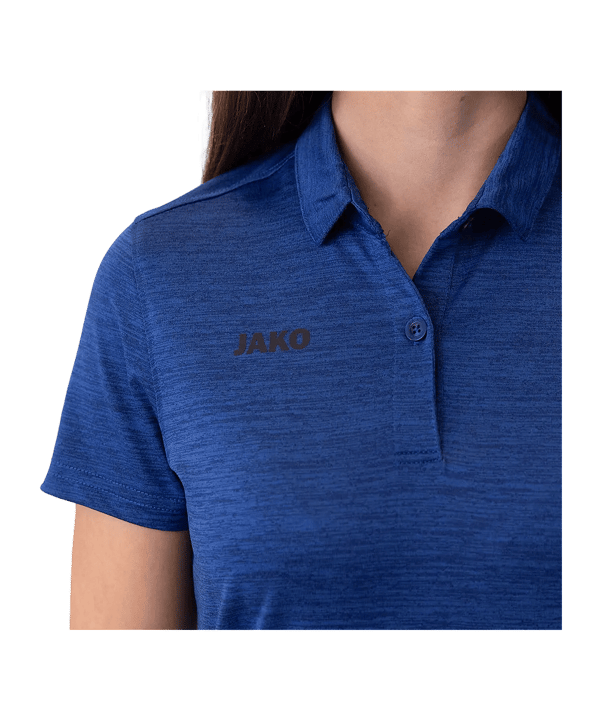 JAKO Premium Basics Poloshirt Damen Blau F04