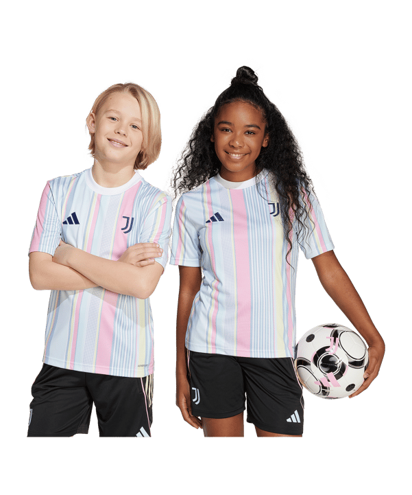 adidas Juventus Turin Prematch Trikot Kids Weiß - weiss