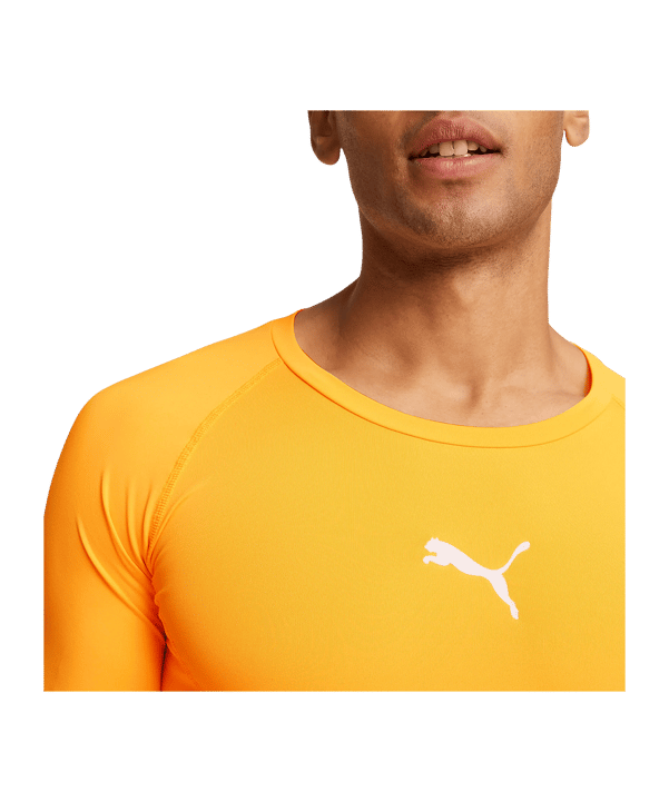 PUMA LIGA Baselayer Sweatshirt Orange F076 - orange