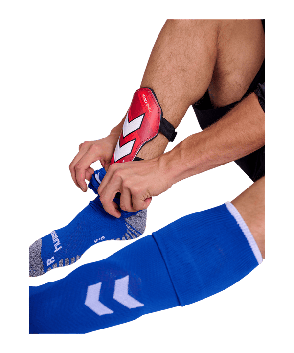 Hummel hml Hard Shell Schienbeinschoner Rot F4120 - rot