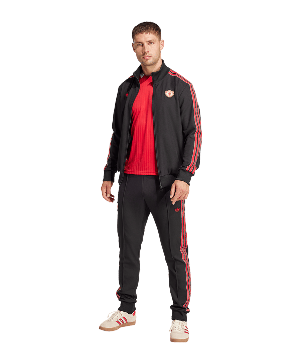 adidas Manchester United Trainingshose Schwarz - schwarz