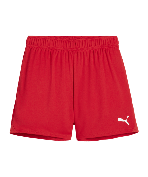 PUMA teamGOAL Short Damen Rot Weiss F01 - rot