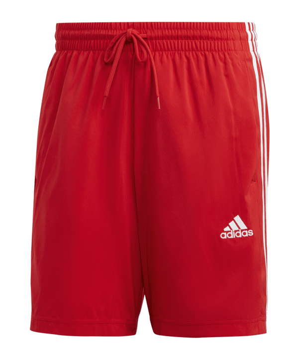 adidas 3S Chelsea Short Rot Weiss - rot