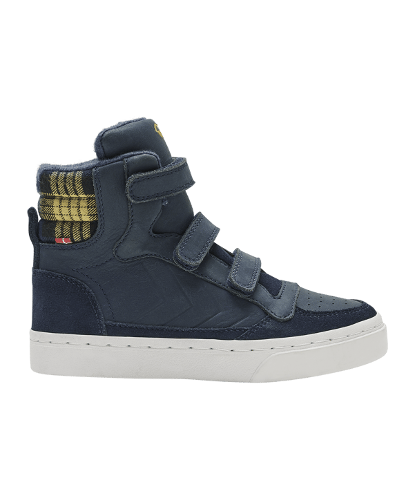 Hummel Stadil Check Sneaker Kids Schwarz F1009 - schwarz