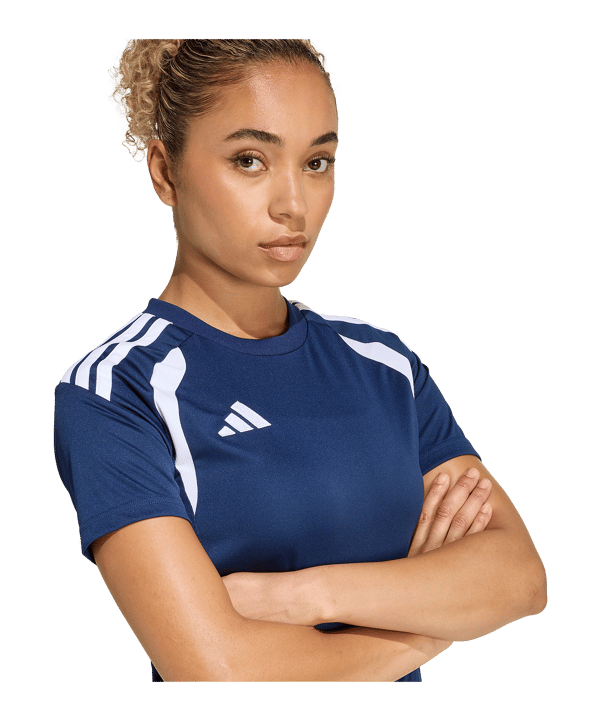 adidas Tiro 26 League Trikot Damen Dunkelblau - weiss