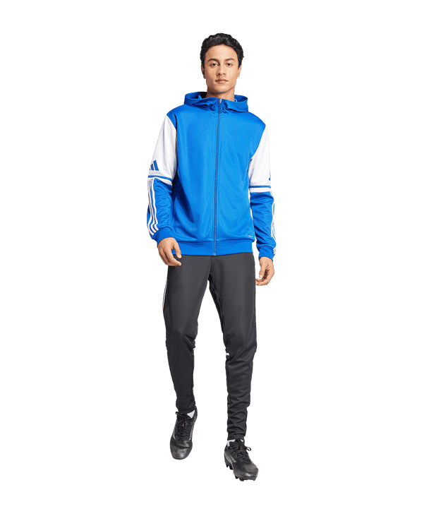 adidas Squadra 25 Kapuzenjacke Blau - blau